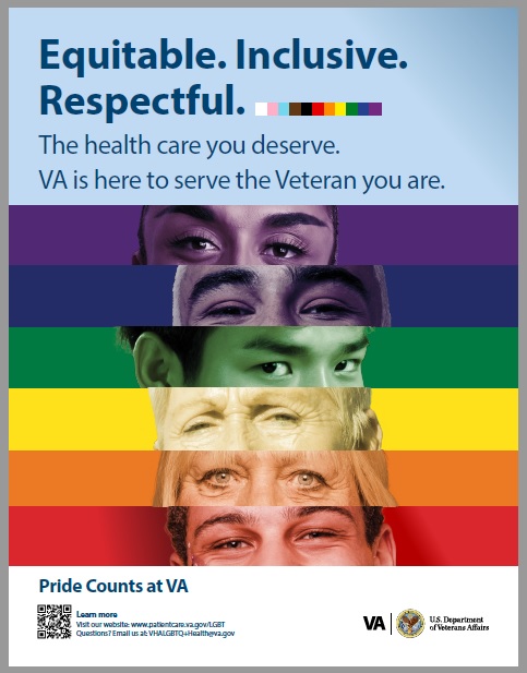 LGBTQ+ Health Awareness Week Equitable Inclusive Respectful - Poster 1